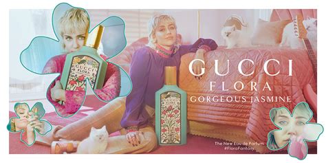 gucci flora gorgeous jasmine advert|The Gucci Flora Gorgeous Jasmine Campaign with Miley Cyrus.